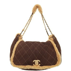 Chanel Fur Chain Shoulder Bag